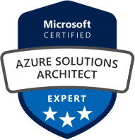 Azure expert certification for architecture solutions
