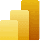Microsoft Power BI analytics logo